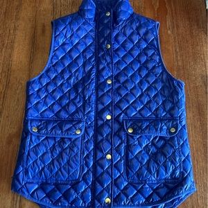 J Crew Quilted Vest with Pockets